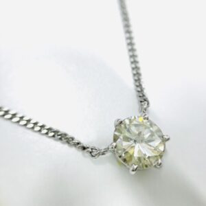 Pt850 ダイヤモンド1.15ct付ネックレス